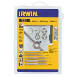 Irwin Hanson High Speed Steel Metric Tap and Die Set 3 - 7 mm 12 pc