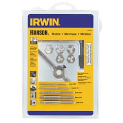 Irwin Hanson High Speed Steel Metric Tap and Die Set 3 - 7 mm 12 pc