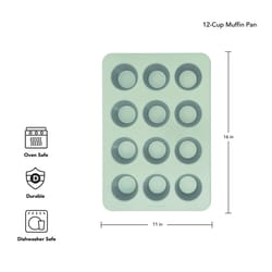 KitchenAid 16 in. W X 11 in. L Muffin Pan Pistachio 1 pc