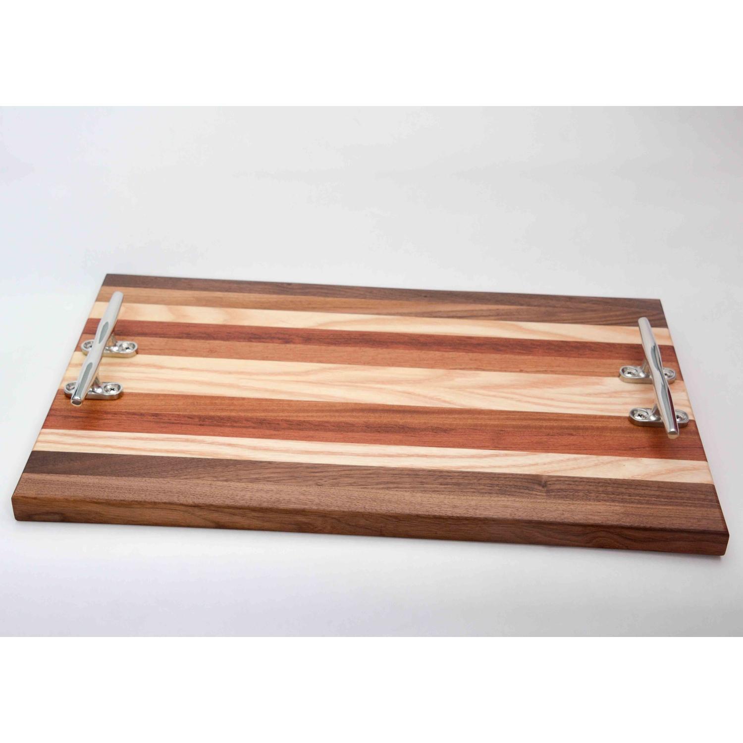 Coastal Carolina Natural Wood Modern and Contemporary Tray 1 pc Sansujyuku sansujyuku.com