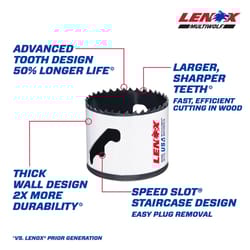 Lenox Speed Slot 2-3/8 in. Bi-Metal Hole Saw