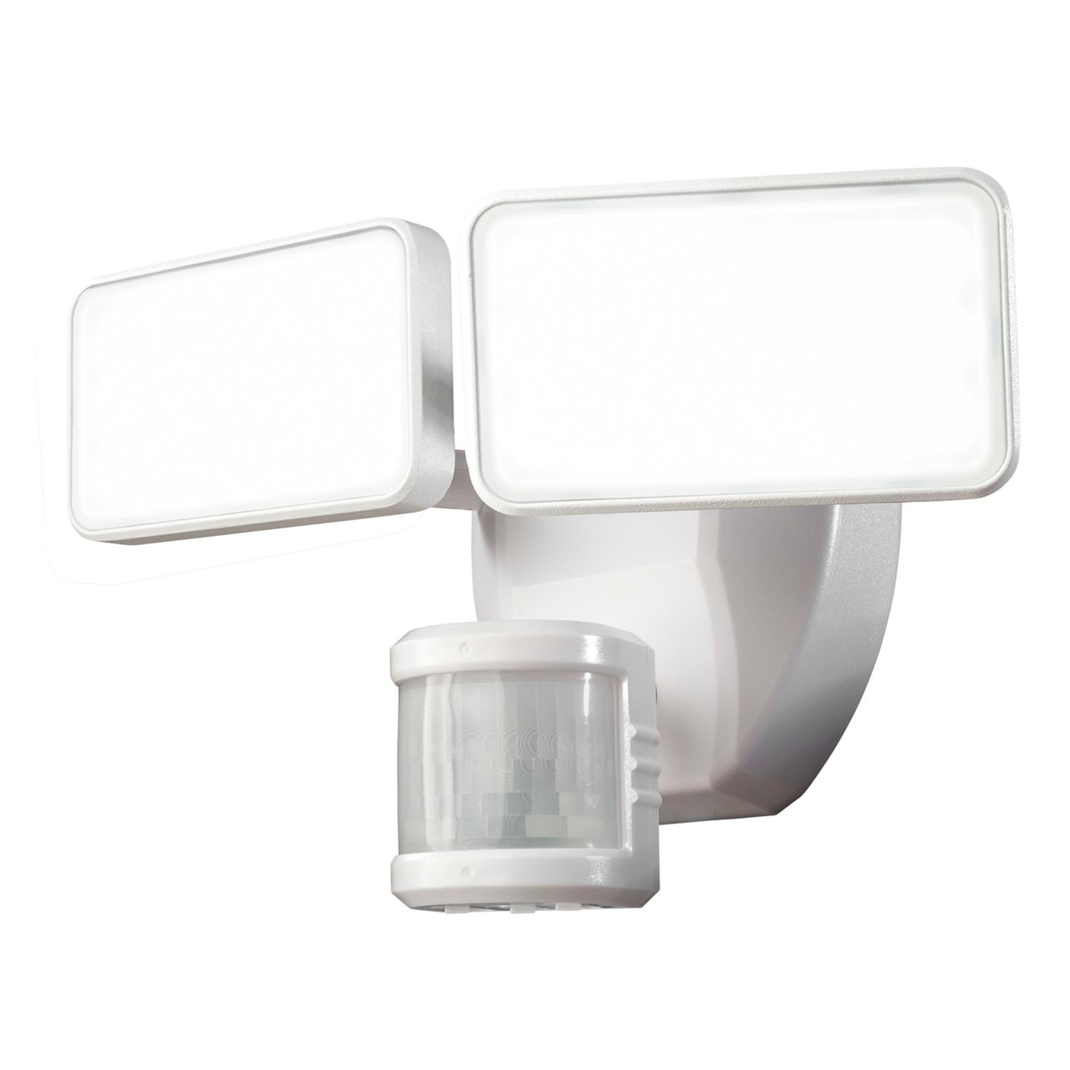 UPC 016963358355 product image for Heath Zenith Motion-Sensing Hardwired LED White Security Wall Light | upcitemdb.com