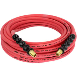 Milton 50 ft. L X 1/4 in. D Ultra Lightweight Rubber Air Hose 300 psi Red