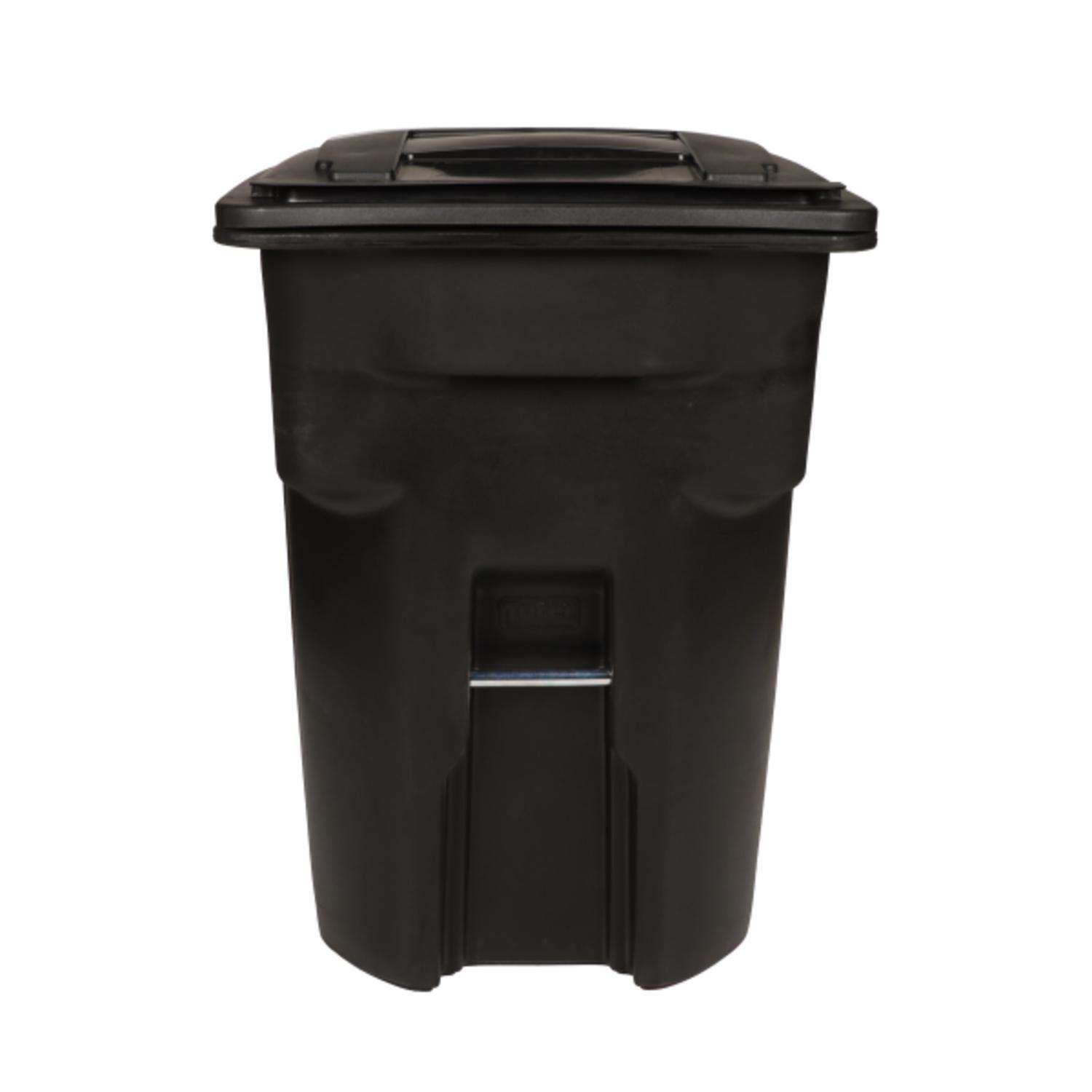 Toter 96- Gallons Black Outdoor Plastic Can Flap Tie Trash Bag (10
