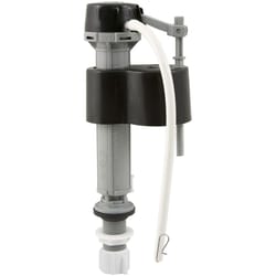 PlumbCraft Toilet Fill Valve Black/Gray Plastic