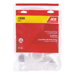 Ace 1-1/4 in. D Plastic J-Bend