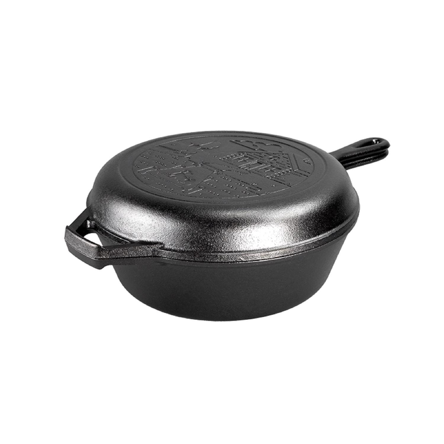 Lodge Wanderlust Cast Iron Cookware Set 3.2 qt Black Sansujyuku sansujyuku.com