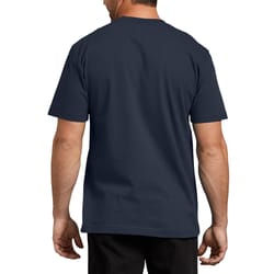 Dickies 2XLT Short Sleeve Men's Crew Neck Blue Tee Shirt