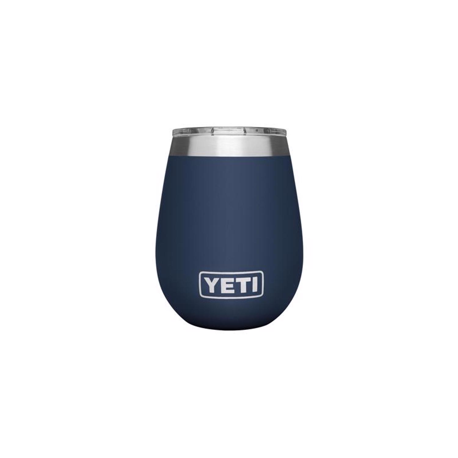 YETI Rambler 10 oz Navy BPA Free Wine Tumbler with MagSlider Lid