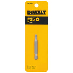 DeWalt Torx Star #25 in. X 2 in. L Power Bit Heat-Treated Steel 1 pc