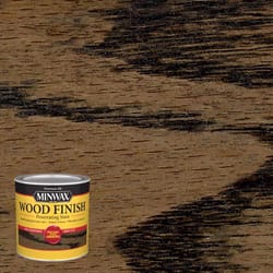 Minwax Wood Finish Semi-Transparent Ebony Oil-Based Penetrating Wood Stain 1/2 pt