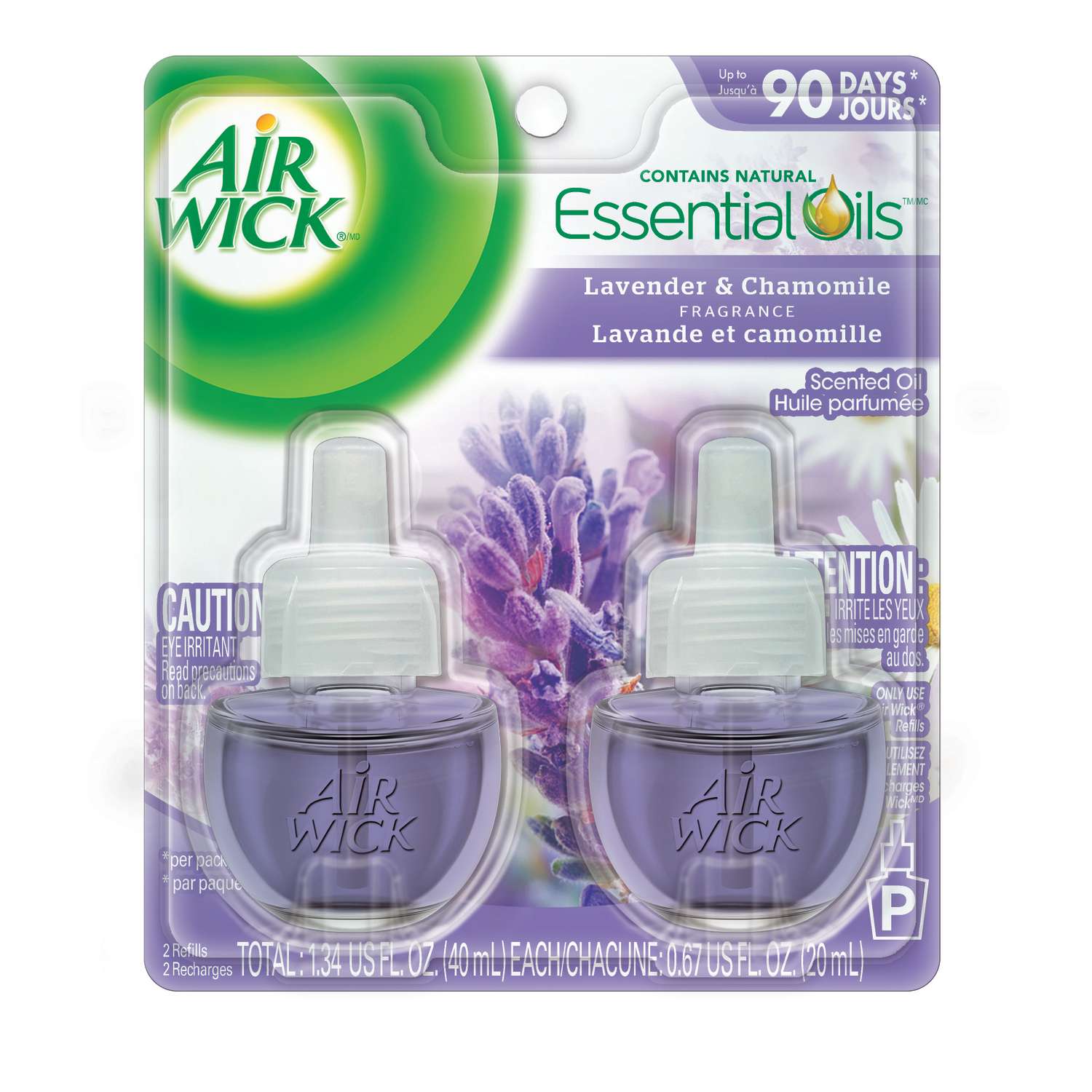 Air Wick Lavender and Chamomile Scent Air Freshener Refill 0.67 oz