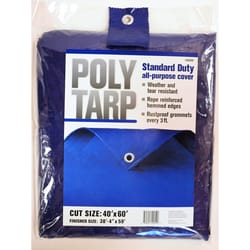 Projex 40 ft. W X 60 ft. L Light Duty Polyethylene Tarp Blue