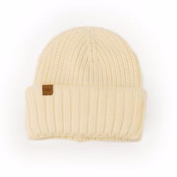 Britt's Knits Mainstay Beanie Ivory One Size Fits Most