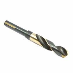 Forney Command Pro 45/64 in. High Speed Steel Silver and Deming Drill Bit 3-Flat Shank 1 pc
