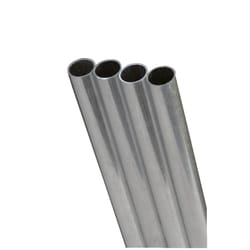 K&S 1/8 in. D X 12 ft. L Round Aluminum Tube