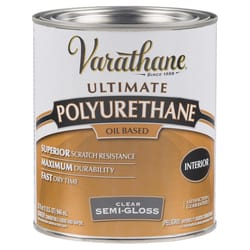 Varathane Semi-Gloss Clear Oil-Based Polyurethane 1 qt