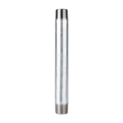 STZ Industries 1-1/4 in. MIP each X 1-1/4 in. D MIP in. Galvanized Steel 10 in. L Nipple