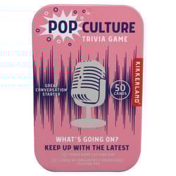 Kikkerland Pop Culture Trivia Game Pink