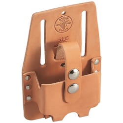 Klein Tools 1 pocket Leather Tape Rule Holder 4.5 in. L X 7 in. H Brown
