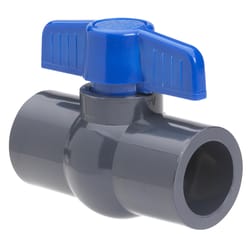 Homewerks 1/2 in. PVC Slip Ball Valve Full Port T-Handle