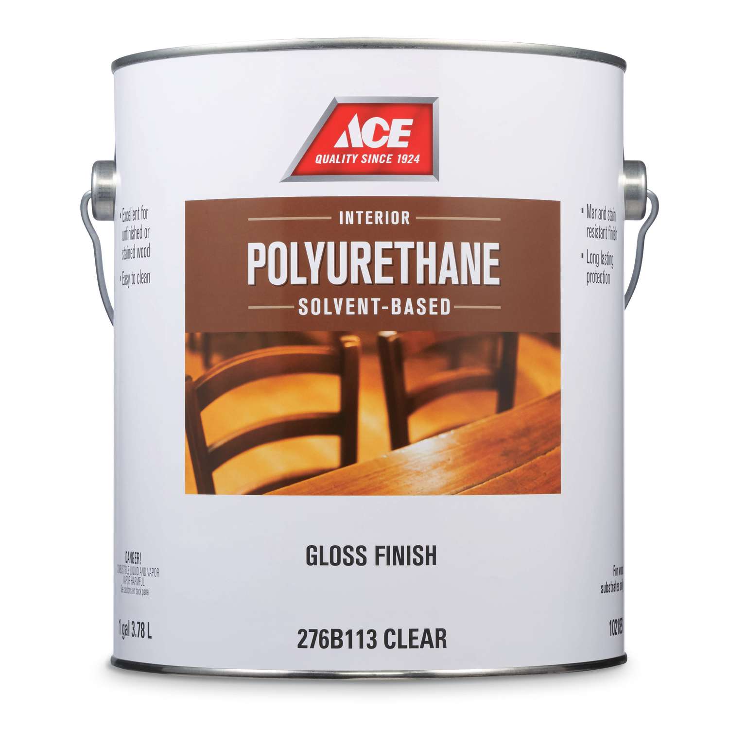 Ace Gloss Clear Polyurethane Wood Finish 1 gal. Ace Hardware