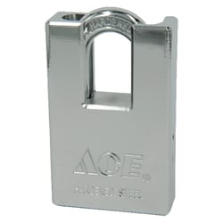 Ace 1-13/16 in. H X 2 in. W X 3/4 in. L Steel Double Ball Locking Shrouded Shackle Padlock 1 pk