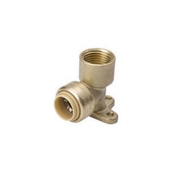 B&K Proline Push to Connect 1/2 in. PTC X 1/2 in. D FPT Brass 90 Degree Drop Ear Elbow