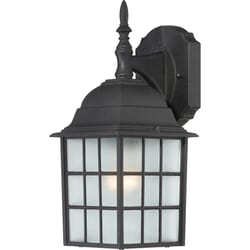 Nuvo Textured Black Switch Incandescent Lantern Fixture