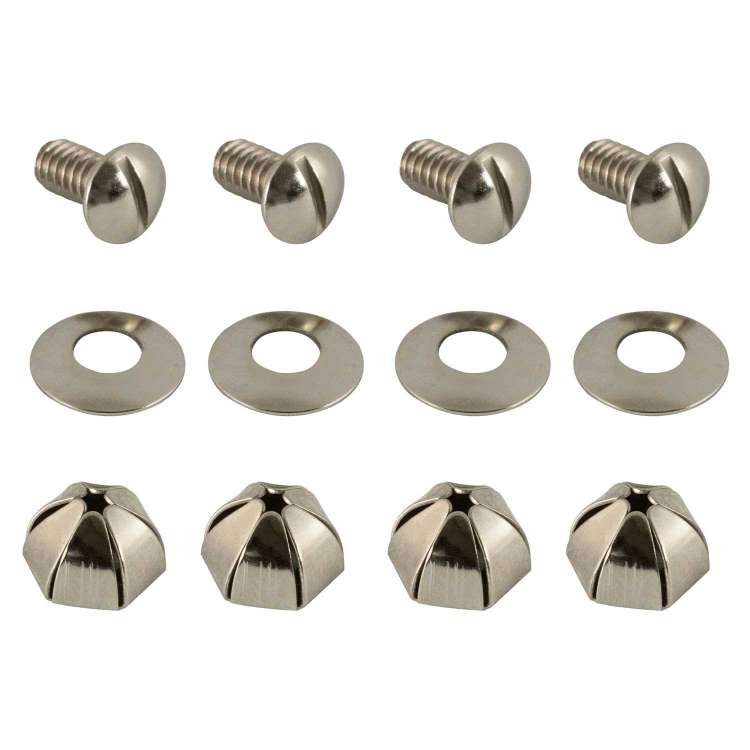 Custom Accessories Silver Metal License Plate Fasteners Ace Hardware