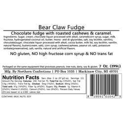 Devon's Mackinac Island Fudge Co. Bear Claw Fudge 7 oz