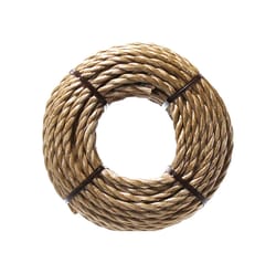 Ace 1/4 in. D X 100 ft. L Brown Twisted Poly Rope