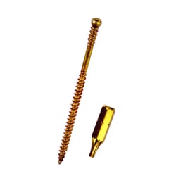 GRK Fasteners UberGrade No. 8 in. X 3-1/8 in. L Star Trim Head W-Cut Construction Screws