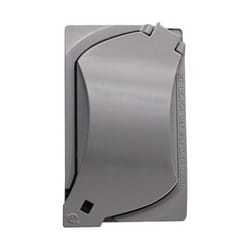 Sigma Engineered Solutions Rectangle Die-Cast Metal 1 gang 4.57 in. H X 2.81 in. W Universal Cover