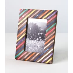 Matr Boomie Multicolored Stone Picture Frame 8.5 in. H X 6.5 in. W