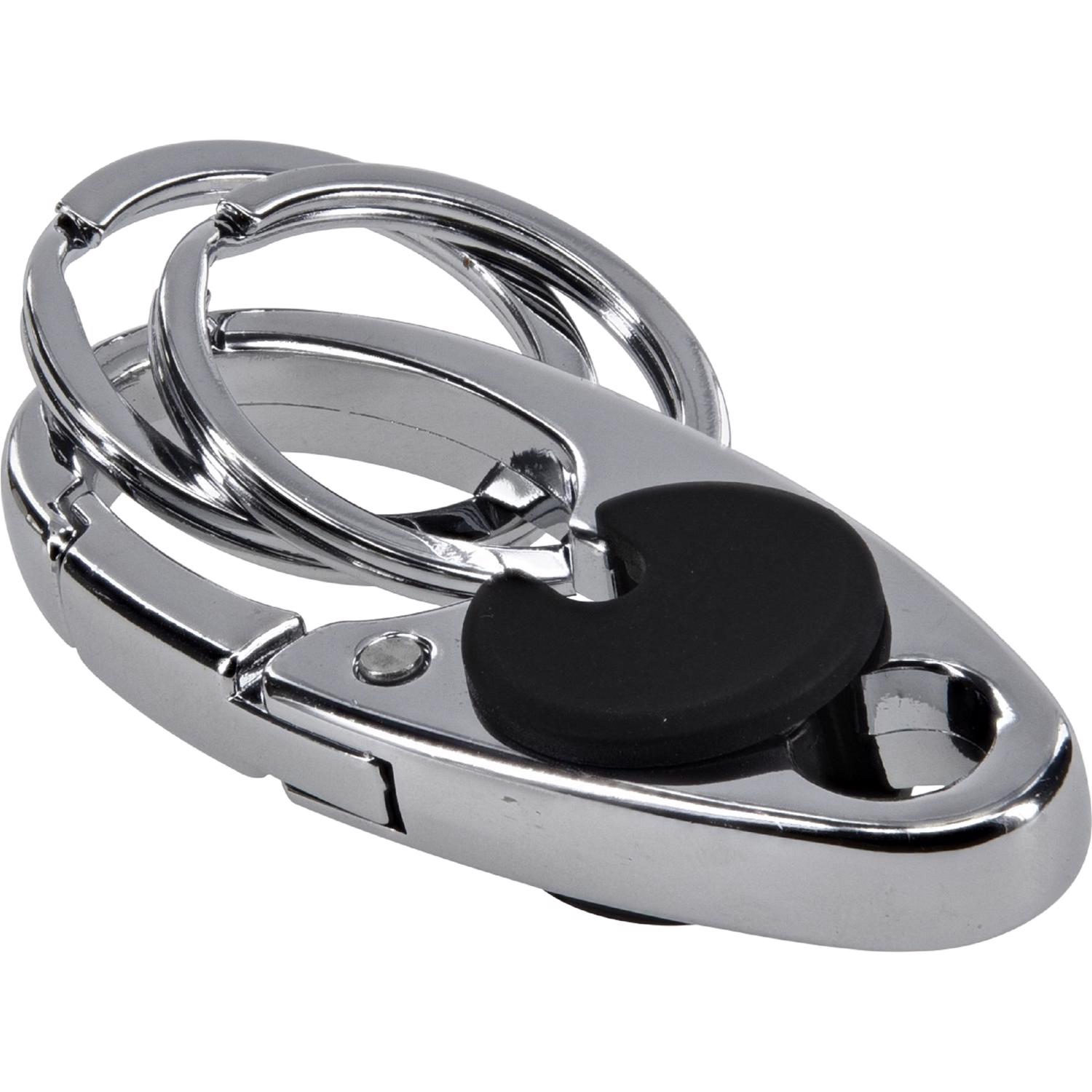 HILLMAN Metal Silver Split Key Clip
