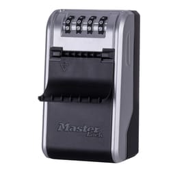 Master Lock 5481D Wall Mount Lock Box 5.2 in. H X 3 in. W X 2 in. L Metal 4-Dial Combination Lock Bo