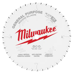 Milwaukee 8-1/2 in. D X 5/8 in. Tungsten Carbide Circular Saw Blade 40 teeth 1 pk