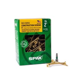 SPAX Multi-Material No. 8 in. X 2 in. L T-20+ Flat Head Serrated Construction Screws