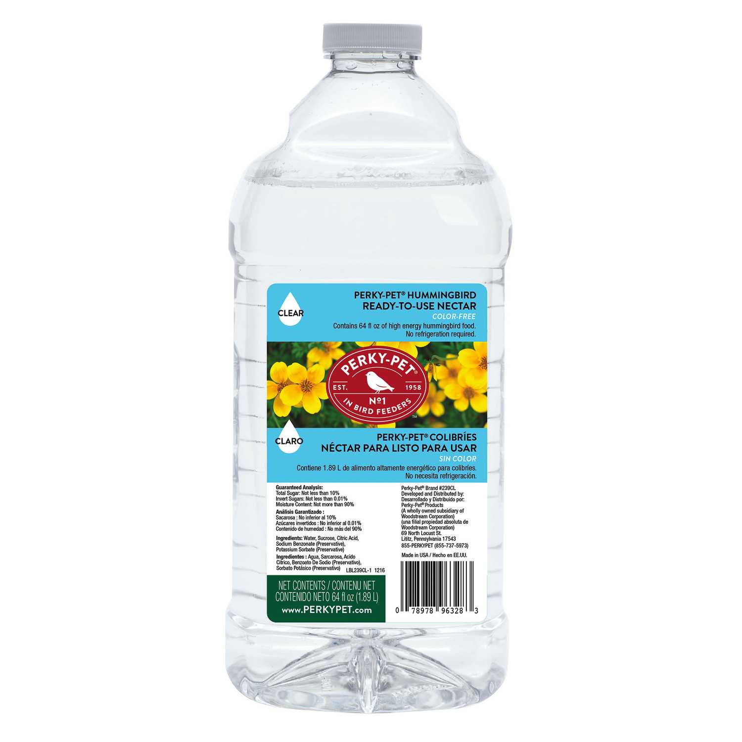 Perky Pet Hummingbird Nectar Sucrose 64 Oz Ace Hardware