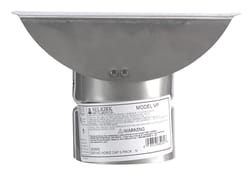 Selkirk 3 in. D Galvanized/Stainless Steel Stove Pipe Cap