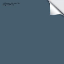 Benjamin Moore Van Deusen Blue Peel & Stick Color Sample HC-156