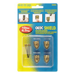 HILLMAN OOK Shield Picture Hanger 10 lb 4 pk