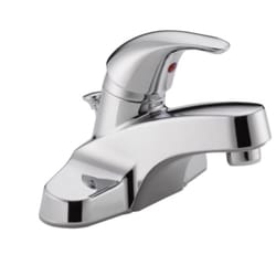 Peerless Chrome Traditional Pop-up Bathroom Sink Faucet 4 in.