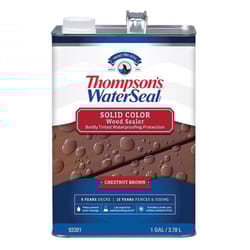 Thompson's WaterSeal Solid Chestnut Brown Waterproofing Wood Stain and Sealer 1 gal
