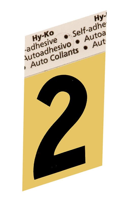 UPC 084100002485 product image for Hy-Ko 1-1/2in x 1-1/16in Black Self-Adhesive Aluminum Number '5' (GR-10/5) | upcitemdb.com