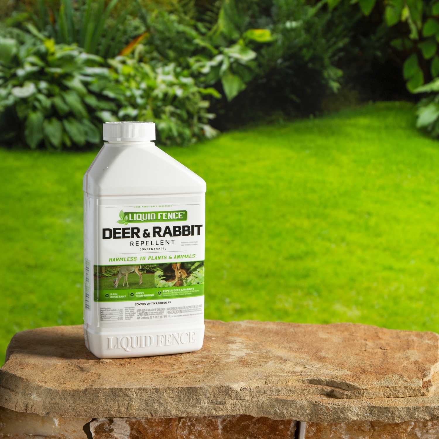 Liquid Fence Animal Repellent Liquid For Deer, Deer and Rabbits 32 oz