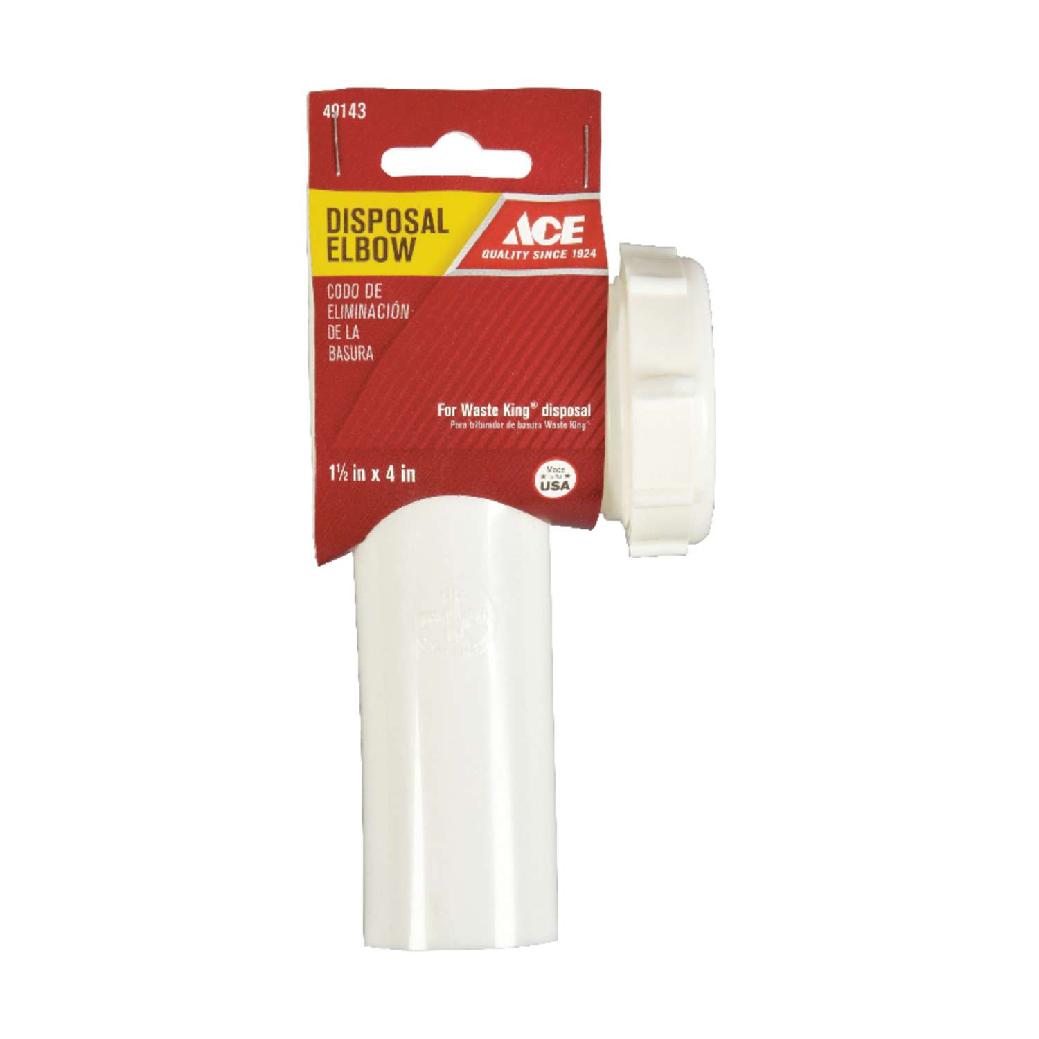 Ace Garbage Disposal Elbow Plastic Ace Hardware
