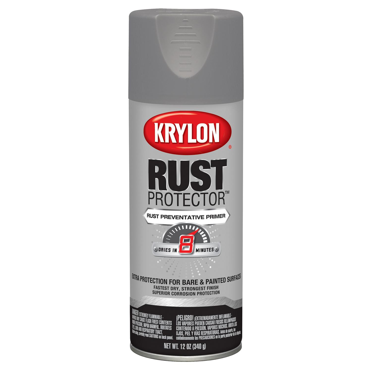 UPC 724504690382 product image for Krylon 12oz Rust Protector Spray Paint in Gray Primer (K06903800) | upcitemdb.com