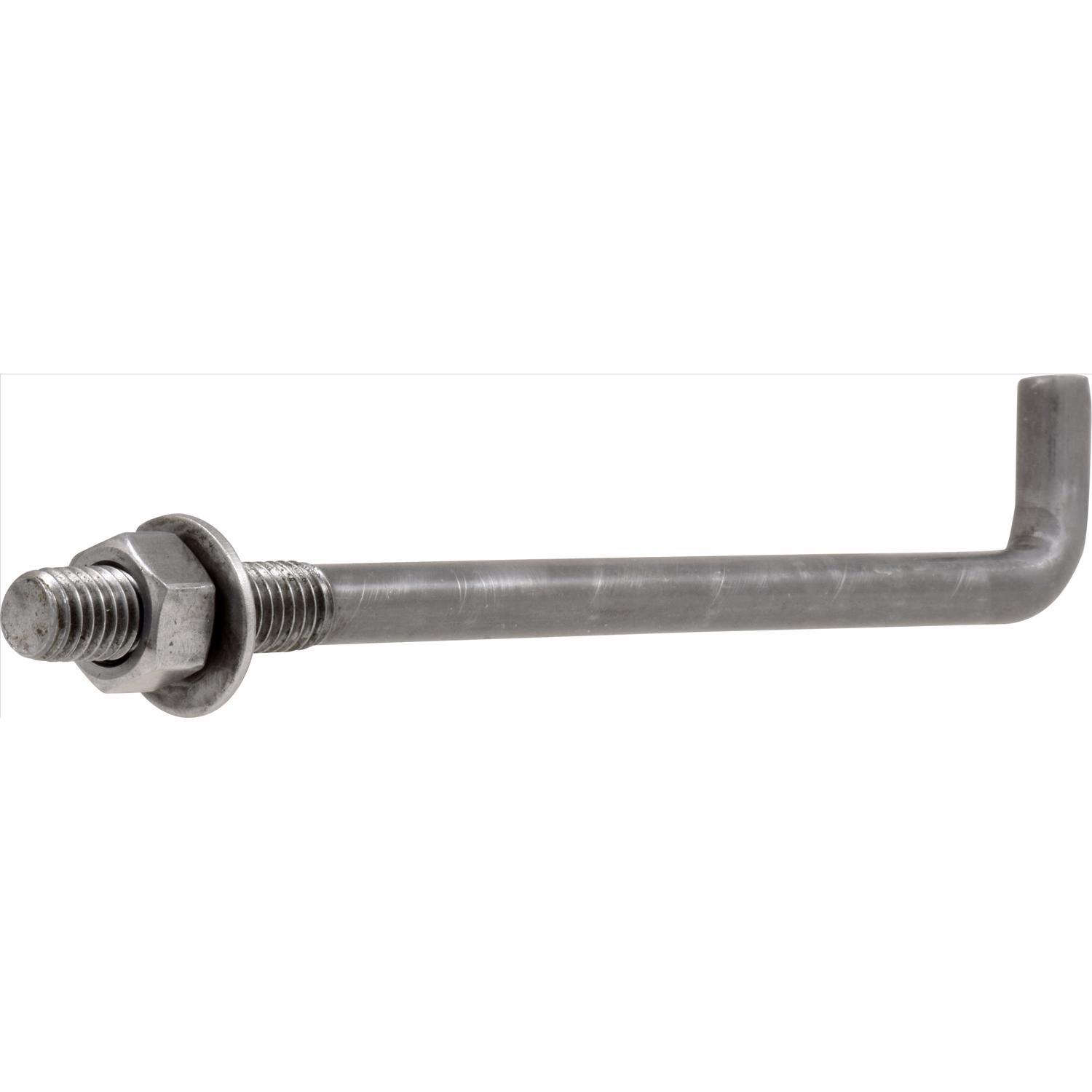 Hillman 1/2 in. D X 8 in. L Hot Dipped Galvanized Steel Hex Bolt 25 pk Hillman 1/2 in. D X 8 in. L Hot Dipped Galvanized Steel Hex Bolt 25 pk